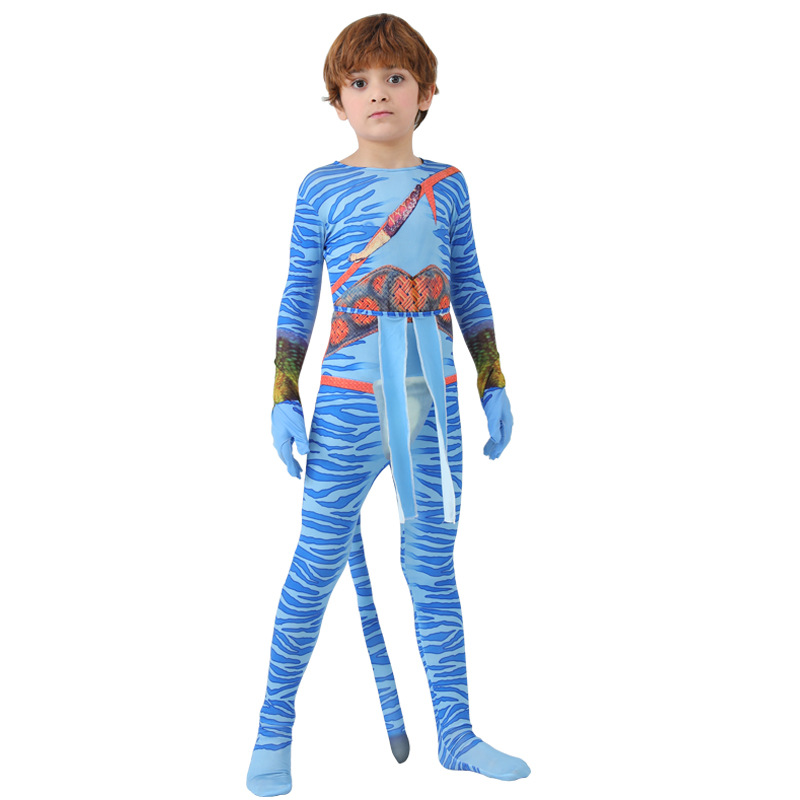 Avatar 2cos ropa de agua carretera niños adultos ropa Cosplay película mismo apretado mono ropa