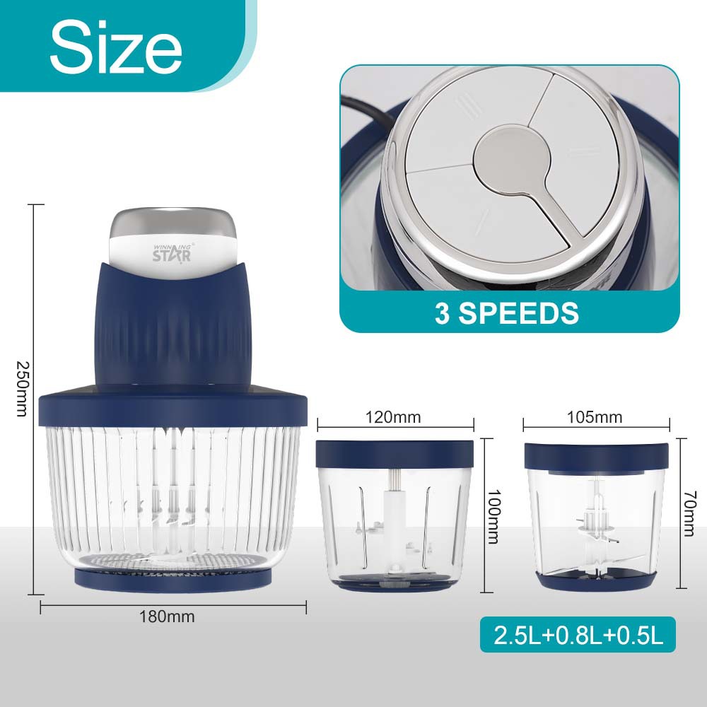 Ajo doméstico transfronterizo de la estrella ganadora que hace la máquina de cocina tres en uno multifuncional