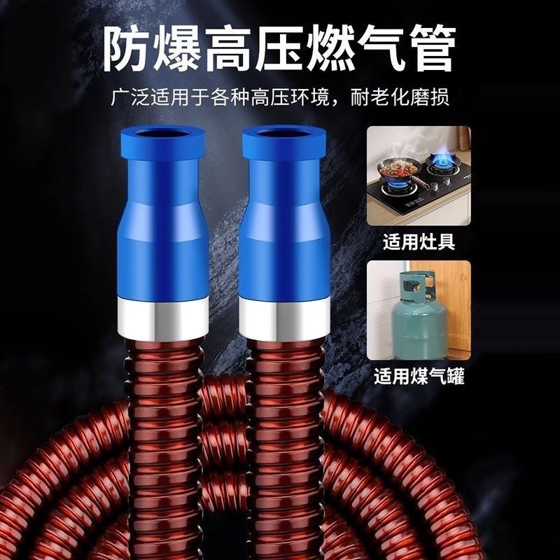 家庭用ガス管ホース天然ガス給湯器ストーブ金属防爆液化ガスガス防鼠咬傷特殊パイプ|undefined