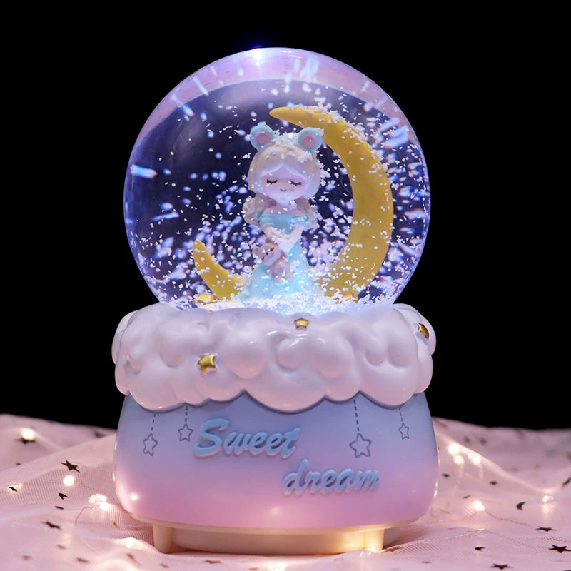 Cartoon music box, doll for friend, Birthday gift