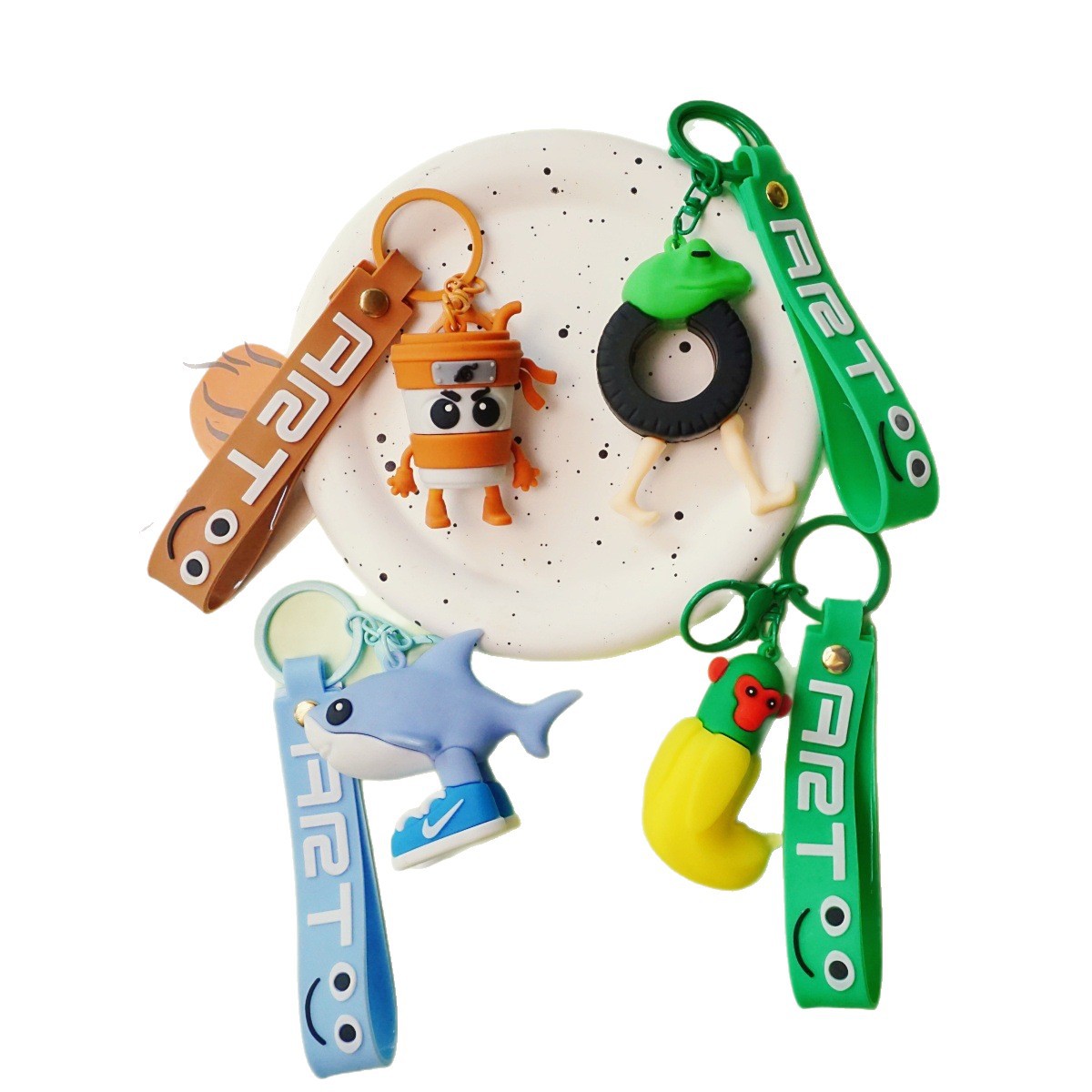 Bastón de madera transfronterizo, Shenmu Ape, Amazon, estilo caliente, clásico de montaña estadounidense, llavero, adorno, bolso, colgante, adorno al por mayor