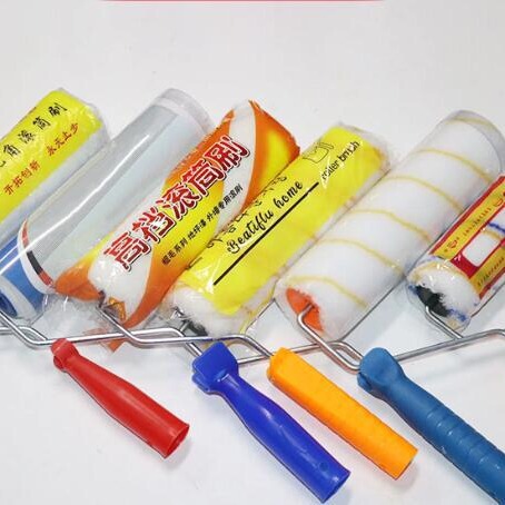 Roller Brush Waterproof Paint Brush Latex Paint No Dead Angle Wall Painting Long Hair Thumb Roller Wholesale Long Hair Roller