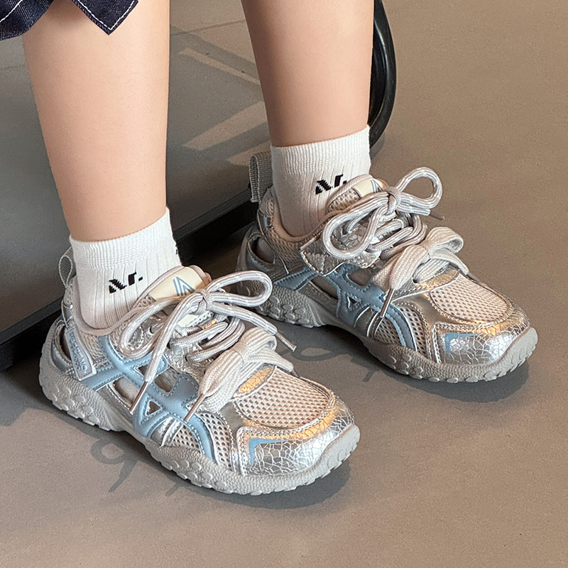 Sandali da donna dallo stile unico 2026, nuovi sandali estivi traspiranti, sportivi, casual, versatili e alla moda, bianchi._voghion.com