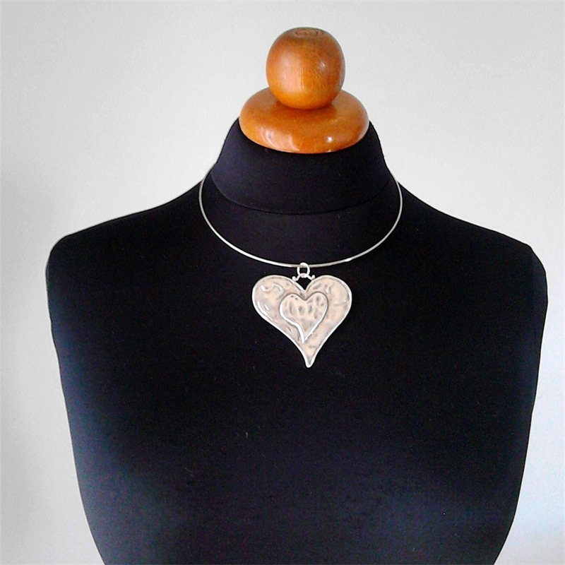 Alloy Material Flower Pattern Chinoiserie Flower Alloy Women's Choker