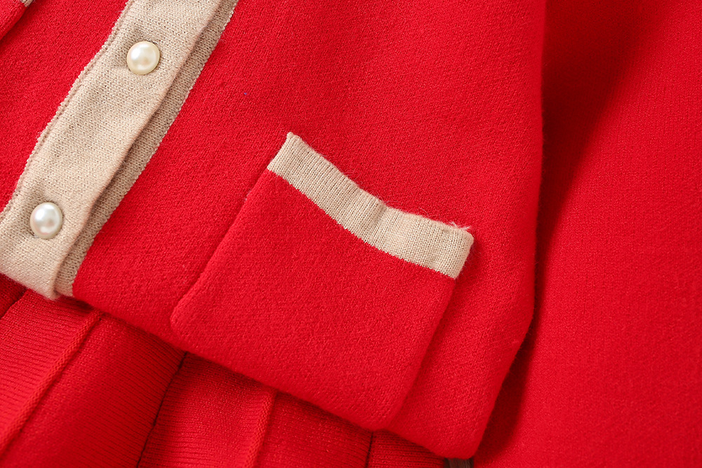 Children's Sweater 2022 Autumn/Winter New Korean Small Fragrance and Western Style Knitted Two Piece Set for_voghion.com