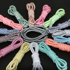 Reflective Round Shoelace Star-Shaped Laces with Light-Up Coconuts Angel Style Reflective Shoelaces Wholesale One Piece Dropshipping