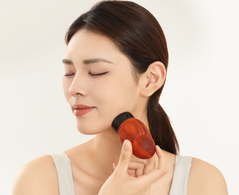 Bian Stone Facial Moxibustion Cup Portable Warm Therapy Tool with Guasha Edge for Home Beauty Care 200g quality and texture