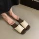 Foreign trade wholesale flat bottom comfortable open toe slippers women's 2024 summer explosion fish mouth sandals beach sandals