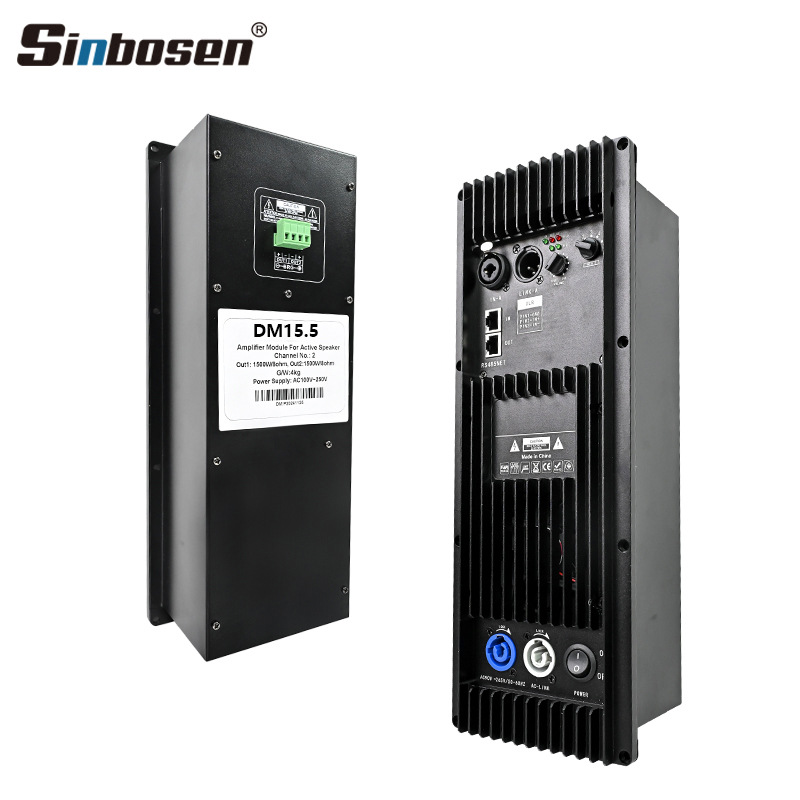 DM15.5 Placa de amplificador de potencia activa 1500W 500W Audio profesional Placa de módulo Amplificador para subwoofer de 18 pulgadas