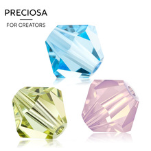 高端捷克串珠菱珠散珠 宝仕奥莎®DIY工艺水晶珠子项链手链配件