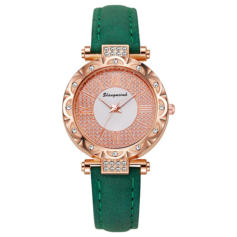 Comercio exterior transfronterizo nuevas señoras estilo coreano reloj de cuarzo simple cinturón clásico reloj de mujer traje de moda