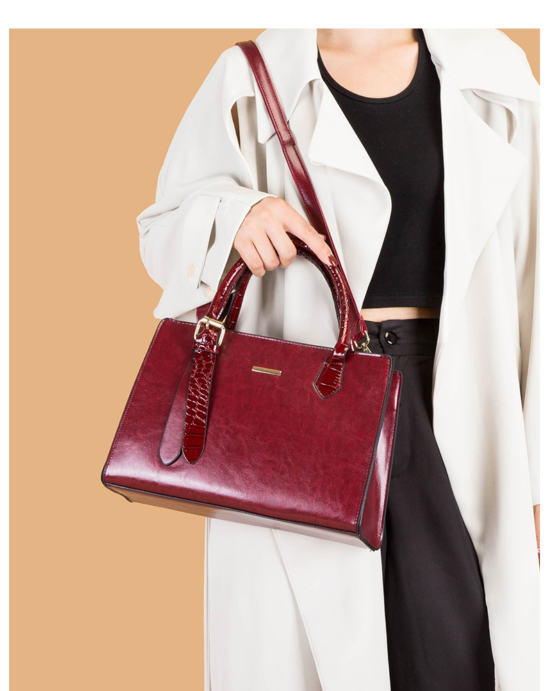 Medium Pu Leather Fashion Bag Sets display picture 7