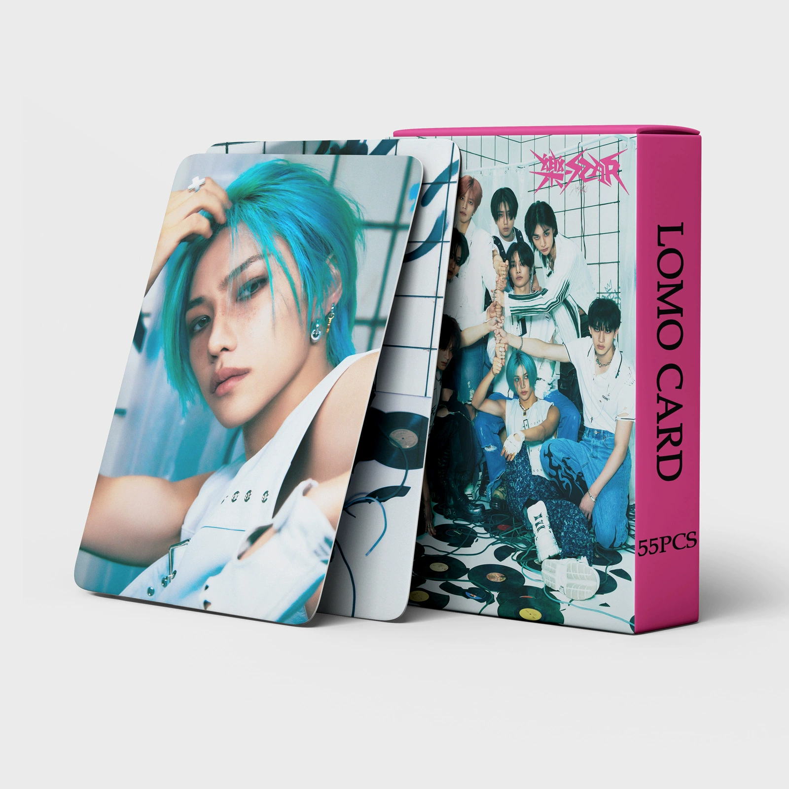 Фотокарта Ломо (Stray Kids) мини-почтовая открытка 59×89 мм, 75 г/м², коллекционный стиль набор