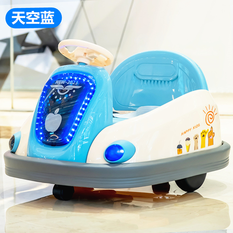 Fábrica nuevos niños coche eléctrico de parachoques coche de deriva recargable doble coche de juguete coche de control remoto Kart