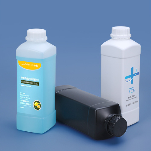 Ruitu Plastic Bottle Sealed 500g 1000ML Sample Bottle 1L Chemical Bottle Powder 1 Liter Liquid Reagent Bottle Wholesale