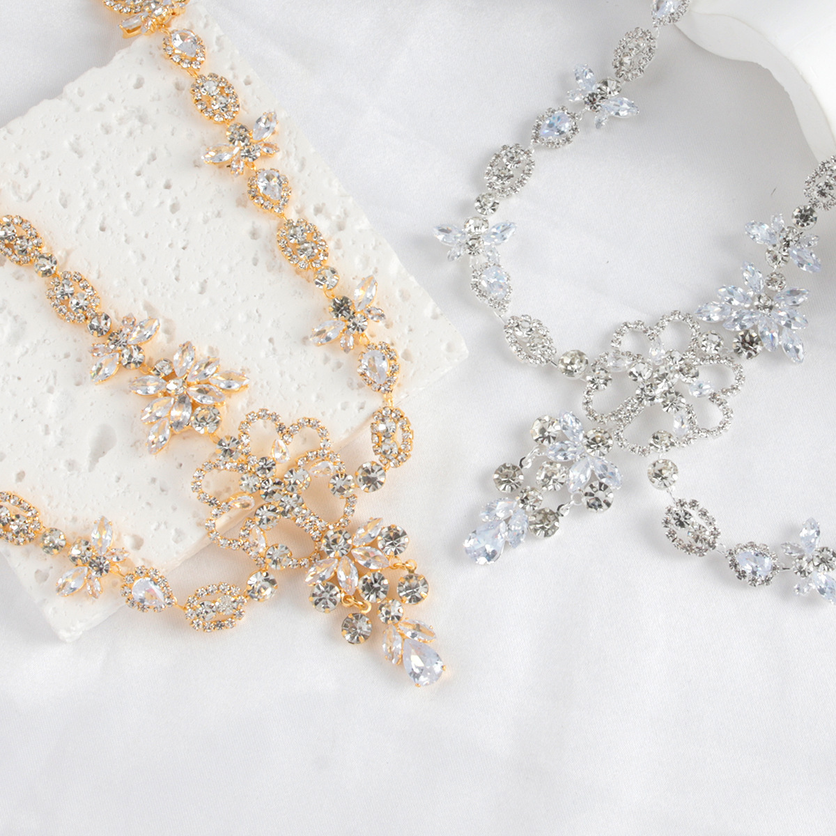Rhinestone Headpiece with Tassels
