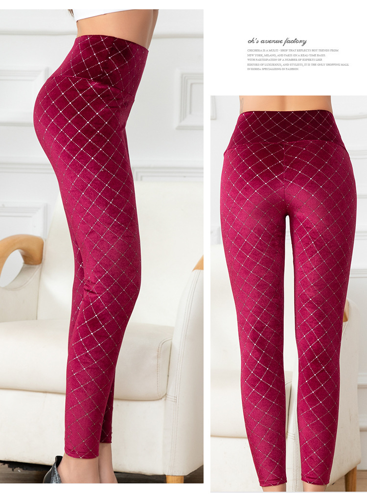 Casual nauwsluitende legging voor dames, joggingbroek met negen pijpen, hoge taille, yogabroek_voghion.com