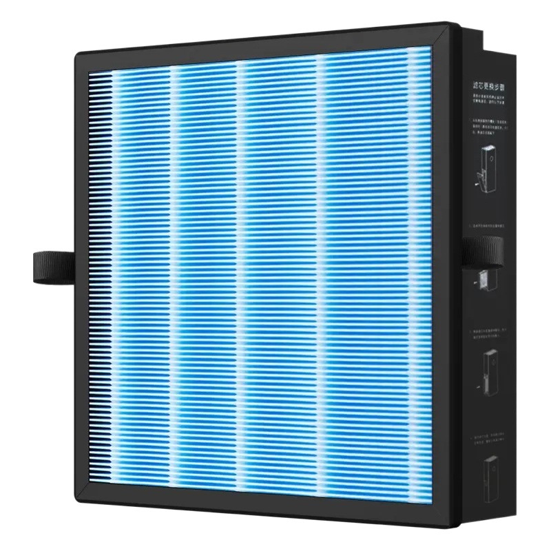 Aplicable a xiaomi nuevo ventilador A1 purificador 150 aire fresco sistema filtro pantalla eficiente neblina eliminación elemento de filtro compuesto