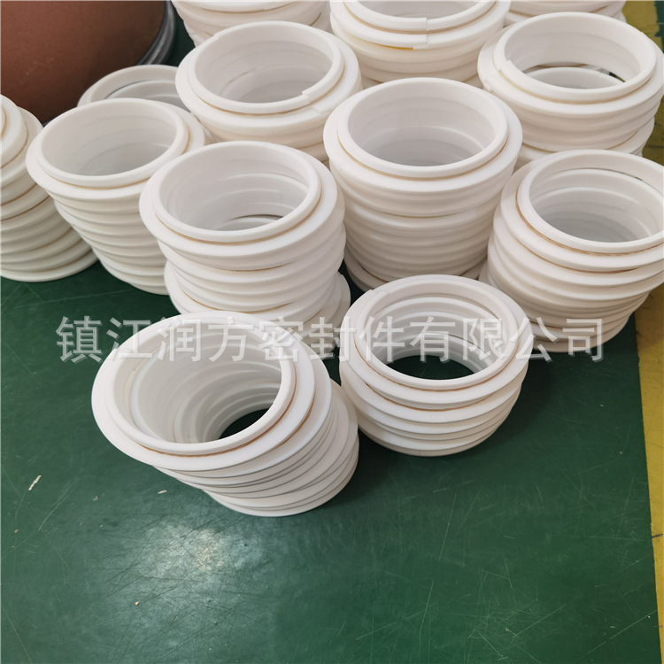 氟塑料PTFE密封分口环，四氟AB密封环，四瓣环， 三瓣环，两瓣环