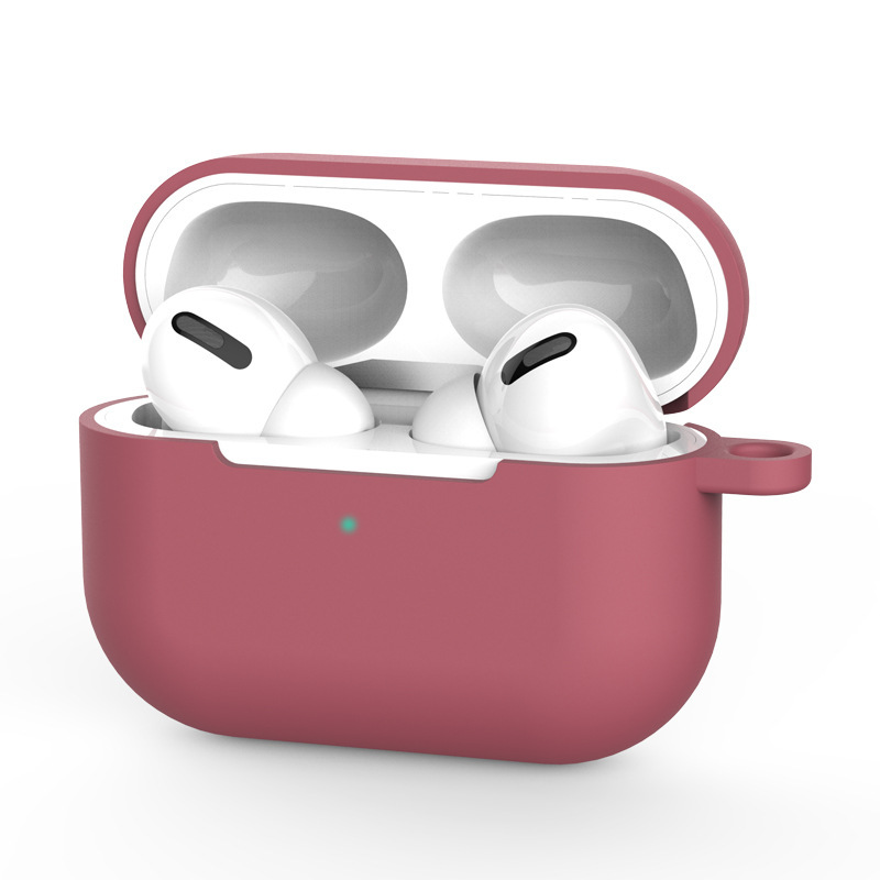 Funda protectora de silicona para auriculares Apple, funda para auriculares Airpods Pro, funda protectora para auriculares inalámbricos Bluetooth