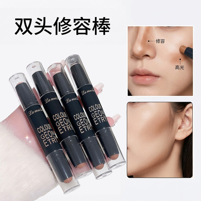 Lamela Double-Ended Contouring Stick Creates a Three-Dimensional Sculpted Face and Nose Shadow, with a Natural and Smooth Finish That Lasts and Doesn'T Smudge Easily Lamela Double-Ended Contouring Stick Creates a Three-Dimensional Sculpted Face and Nose Shadow, with a Natural and Smooth Finish That Lasts and Doesn'T Smudge Easily