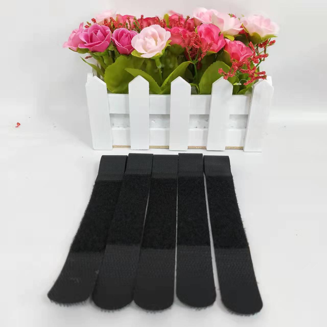 厂家批发魔术贴扎带 可重复粘贴绑带电源线数据线绑带收纳整理带