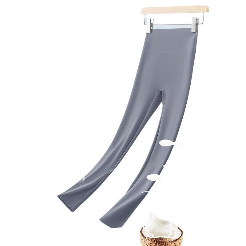 Ice Silk Sun-Protective Yoga Pants for Women, High-Waisted, Tummy Control, Butt-Lifting Leggings, Summer Fashion Coconut Milk Barbie Shark Pants Ice Silk Sun-Protective Yoga Pants for Women, High-Waisted, Tummy Control, Butt-Lifting Leggings, Summer Fashion Coconut Milk Barbie Shark Pants