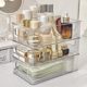 Transparent desktop storage box drawer storage rack acrylic simple stationery dormitory sundries storage basket