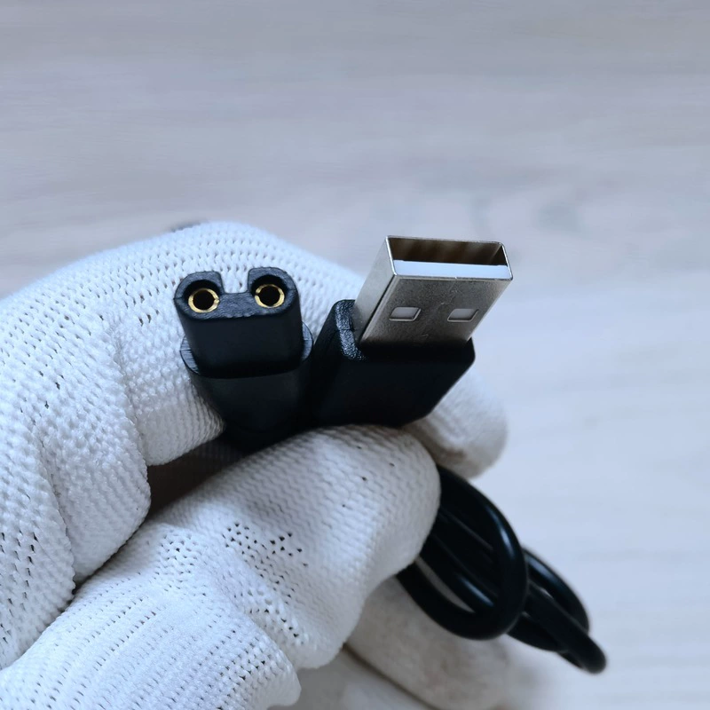 Подходящий кабель питания USB 5V с 8-символьным хвостом для аккумулятора Andis, кабель розъемной стрижки, быстрая зарядка, 10-жильный медный провод