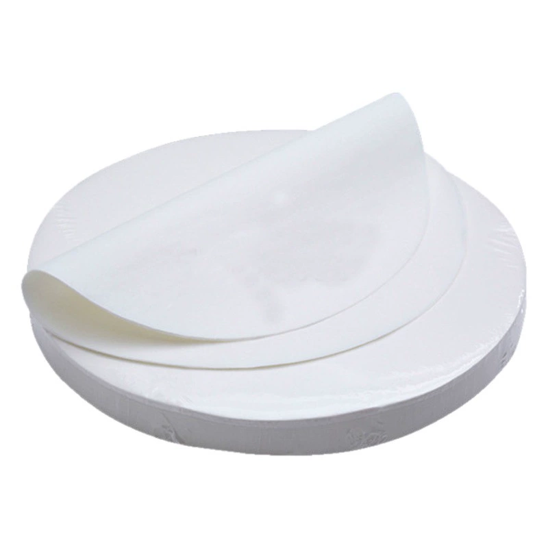 Круглый бумажный противень для барбекю весом 42 г для домашнего использования, подходит для выпечки куриных крылышек и гриля, устойчив к высоким температурам и подходит для использования в аэрофритюрницах.