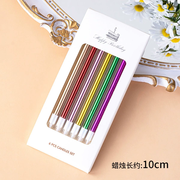 Pencil, candle, 6 pieces