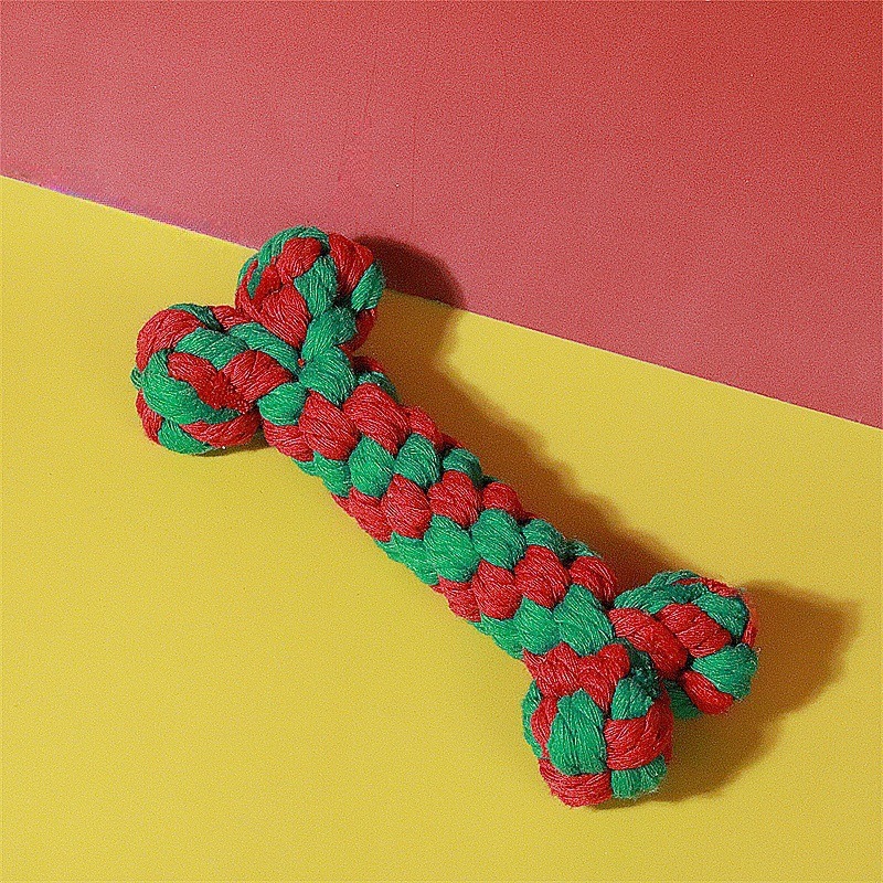 Juguete de Cuerda para Perros de Cuerda de Algodón Interactivo, Resistente a Mordeduras