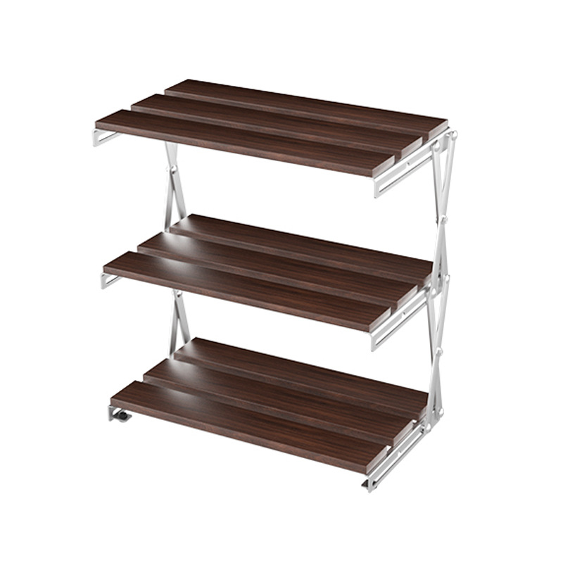 Estante de almacenamiento plegable de escritorio de camping al aire libre sin instalación estante de almacenamiento multicapa almacenamiento portátil