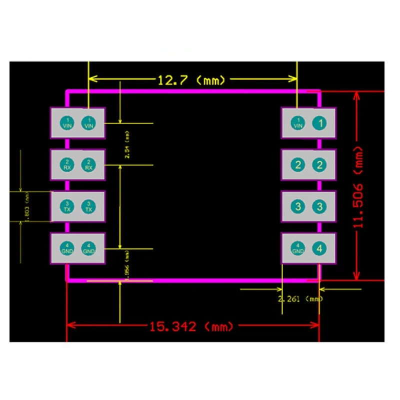 GY-25T 6DOF шесть осей последовательный порт I2C гироскоп ускорение угол наклон ROS сенсорный модуль