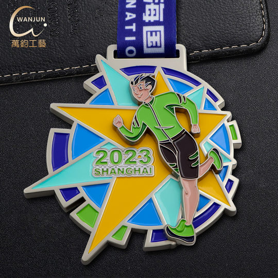Medal listing customization marathon running medal anniversary event paint Sports Medal customization