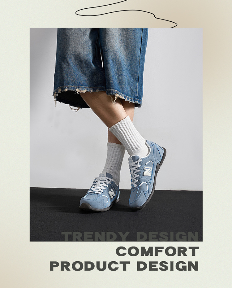 Giày sneaker nữ chạy bộ mesh thoáng khí phong cách retro đa năng — 230 quả mơ đen chi tiết 17