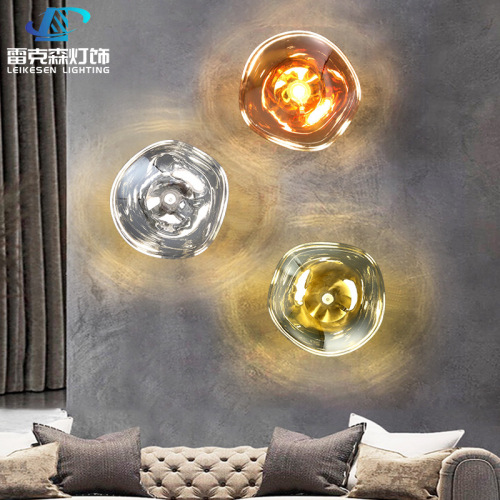 Foreign trade cross-border Nordic post-modern wall lamp creative staircase bar lava wall lamp personalized background wall decorative lamp