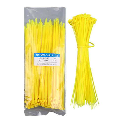 Medical elastic band, yellow medical hanger label, epidemic prevention elastic band 4*200*250*300, trash bag tie