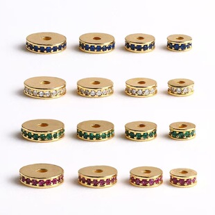 18K��ɫ΢���ʯ��Ƭֱ�и���܇݆�����Ʒ�ִ����diy�Ʒ���