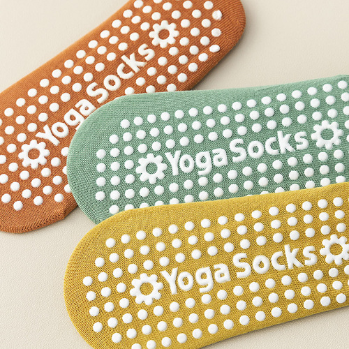 Factory TEMU SHEIN Non-slip Yoga Socks for Women Professional Pilates Socks Floor Socks with Gel Print Sports Amazon