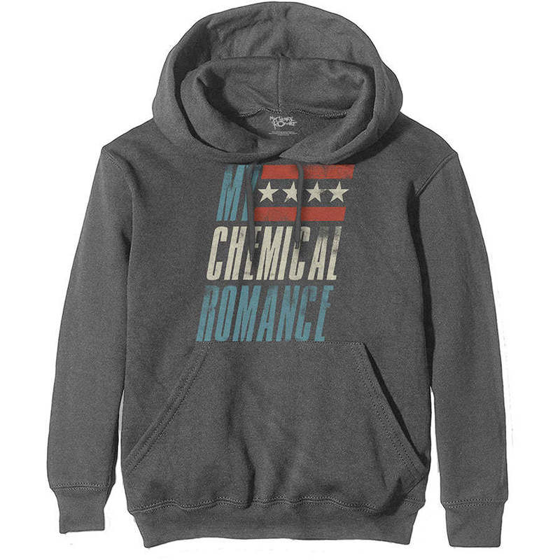 Autumn and winter My Chemical Romance My Chemical romantic band retro European and American men's hooded sweater