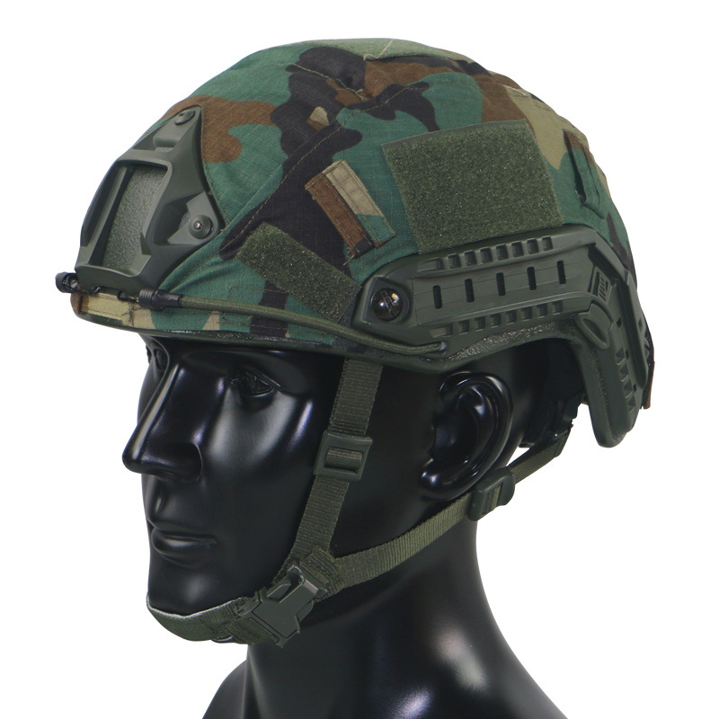 Casco rápido cubierta de casco juego cubierta de casco protector camuflaje cubierta de sombrero accesorios de modificación casco de camuflaje cubierta de tela de casco de bicicleta