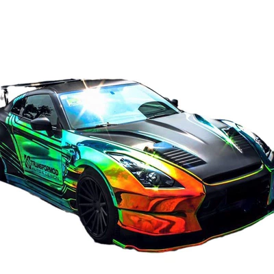Automotive Film — Mirror-Like Dazzling Sticker, Color-Changing