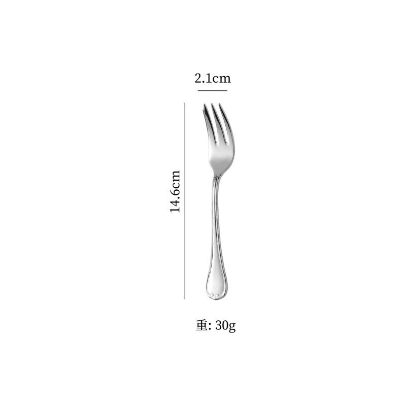 304ステンレス高級レストランホテルの局部金メッキ辺西食器精品ナイフスプーンフォークスプーン|undefined