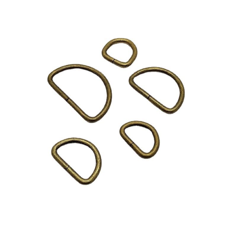 Metal bronze retro ring, bag accessory, wholesale