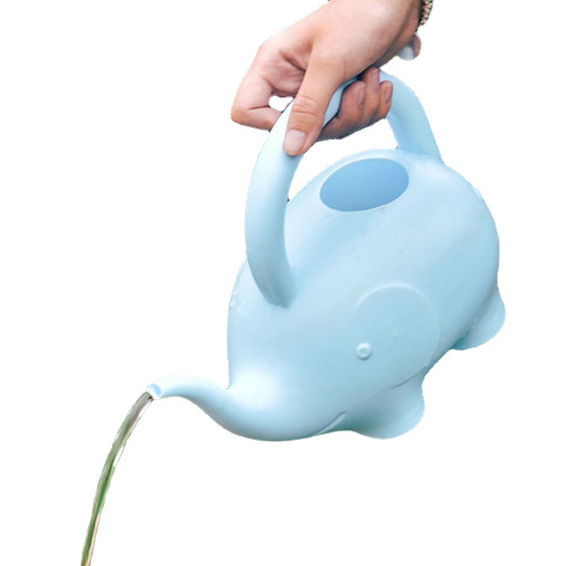 Fábrica recta niños riego hervidor engrosada forma de dibujos animados multicolor jardinería regadera riego flor niños riego hervidor al por mayor