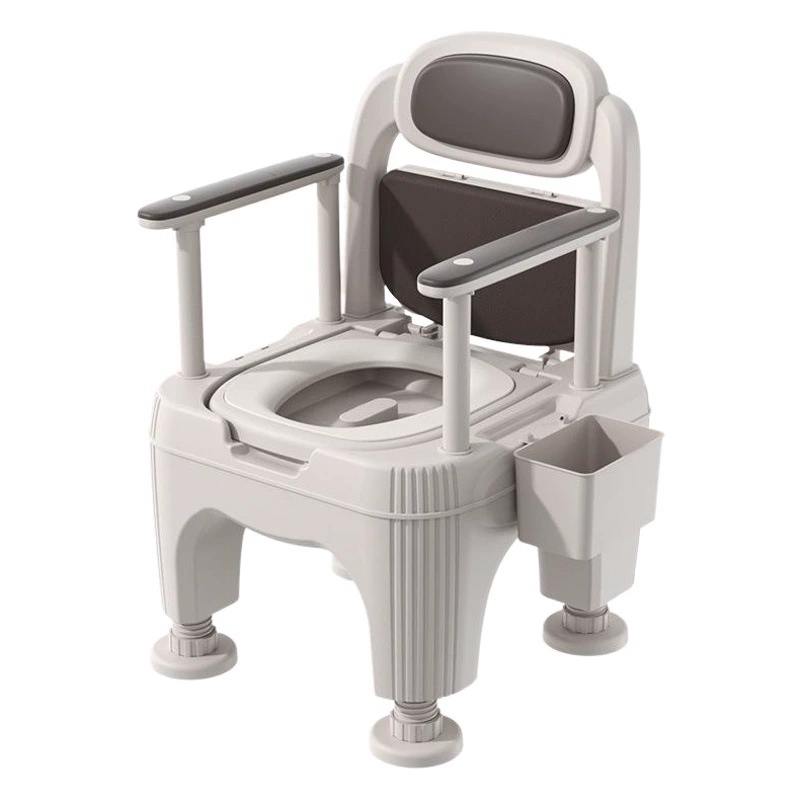 Взрослый мобильный туалет Регулируемый пожилой туалетный стул Беременные женщины Крытый Туалет пластиковый дезодорант горшок Писсуар