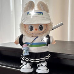 仅衣服】拉labubu娃衣布布衣服网球羽毛球娃衣衣服玩偶套装