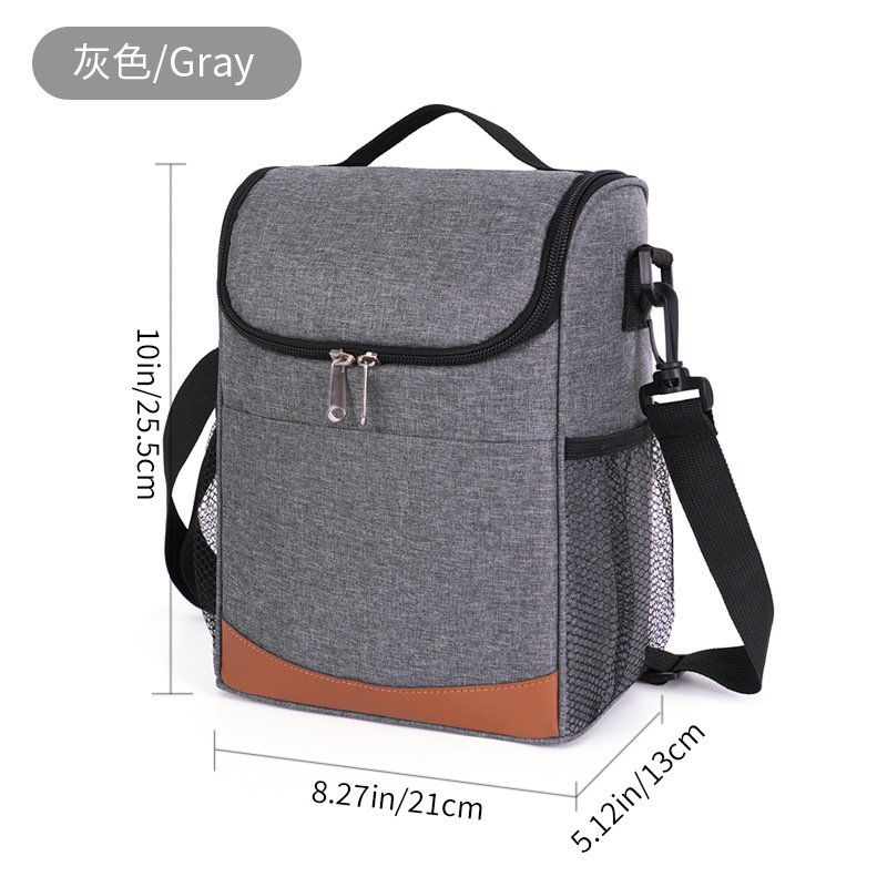 Nueva bolsa de picnic de tela de Oxford bolsa de hielo al aire libre bolsa de aislamiento para viajar al trabajo bolsa de comida impermeable explosión catiónica