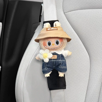 Car Seatbelt Shoulder Pads Sürətlər qutusu və əl tormozu başlıqları - cowboy-suit-soy-milk-dodo-safety-belt-shoulder-cover